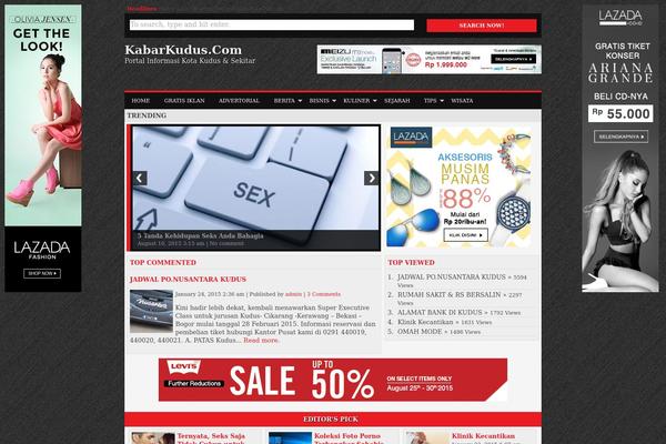 kabarkudus.com site used Magazimple1.0d
