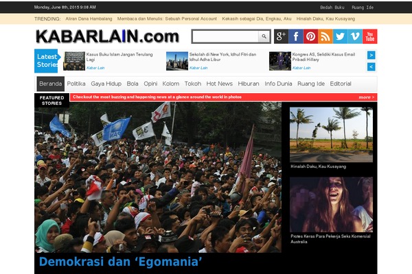 kabarlain.com site used Thebusinessnews-single-pro