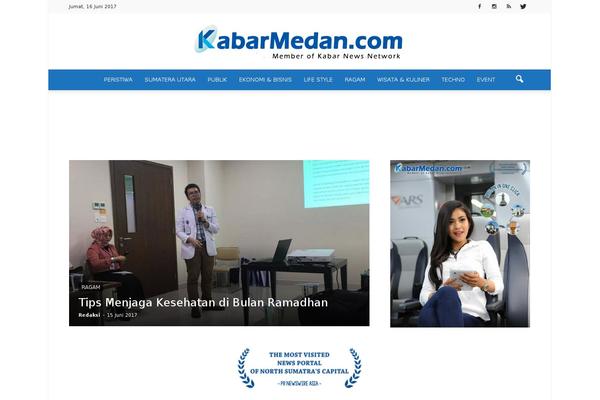kabarmedan.com site used Kabarmedan