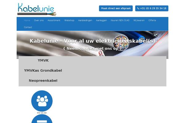 kabelunie.nl site used Kabelunie
