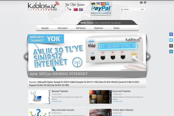 kablosuzdsl.com site used Kurumsalv3