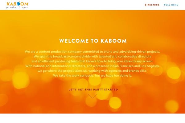 kaboomproductions.com site used Kaboom-2015