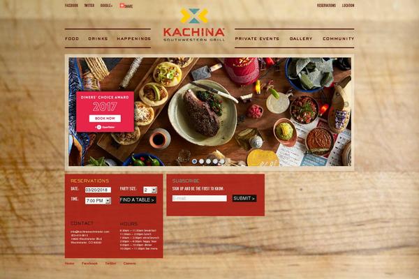 kachinagrill.com site used Kachina