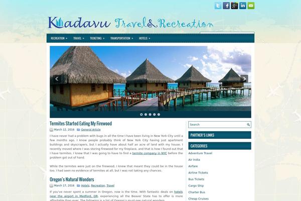 kadavuayurvedaresort.com site used iTravel