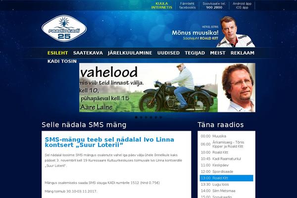 kadi.ee site used Raadio