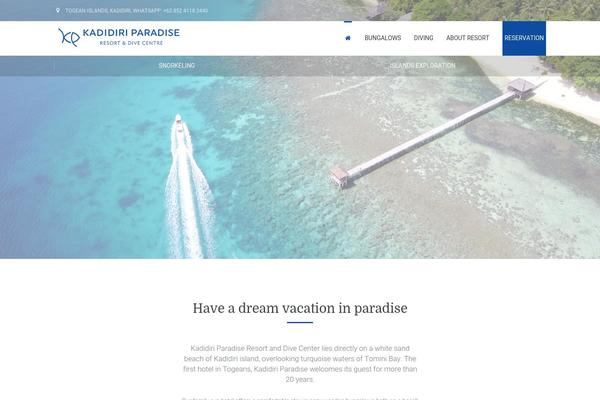 Leisure theme site design template sample