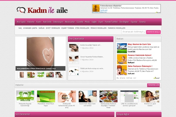 kadinileaile.net site used Echo-v2-portal-temasi