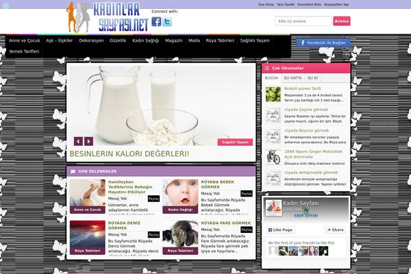 Baywomen theme site design template sample