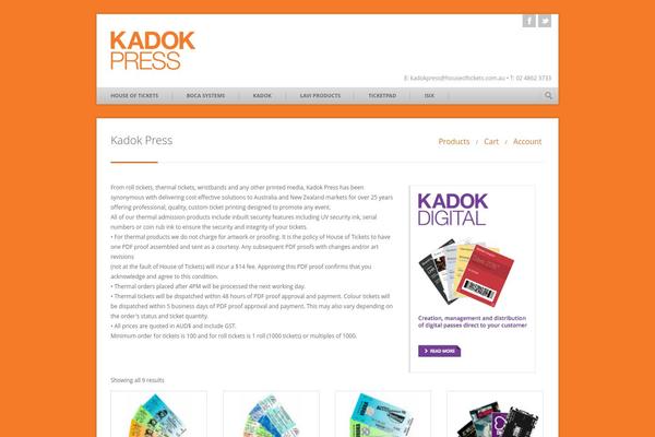 kadokpress.com.au site used Flexfit Theme