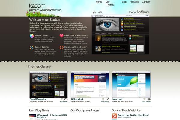 kadom.net site used Kadom