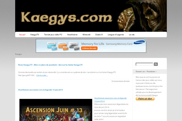 kaegys.com site used Kaegys2