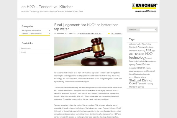 kaercher-blog.com site used Kaerchertheme2