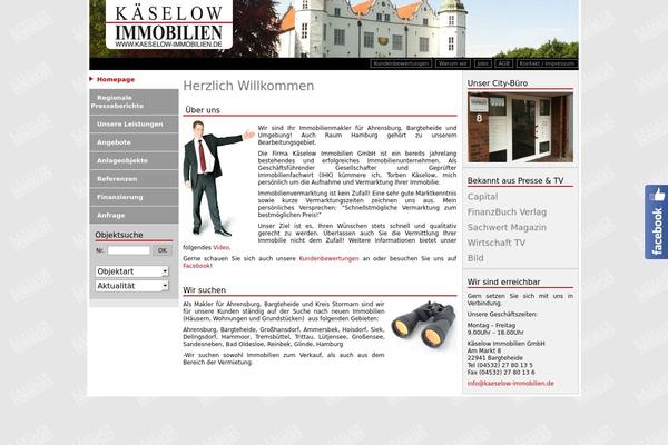 kaeselow-immobilien.de site used Funky-green