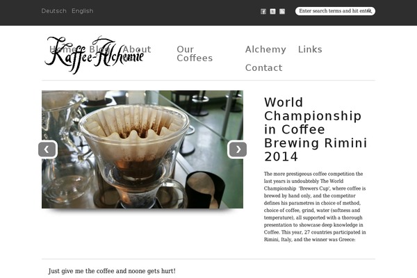 kaffee-alchemie.at site used Business-turnkey