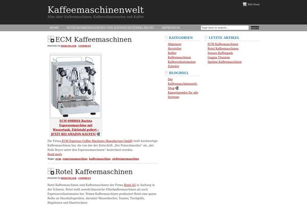 kaffeemaschinenwelt.info site used Black Lucas