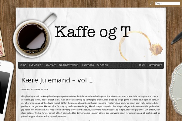 kaffeogt.dk site used Peaceful