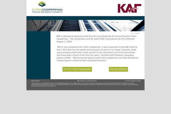 kafgroup.com site used Kaf