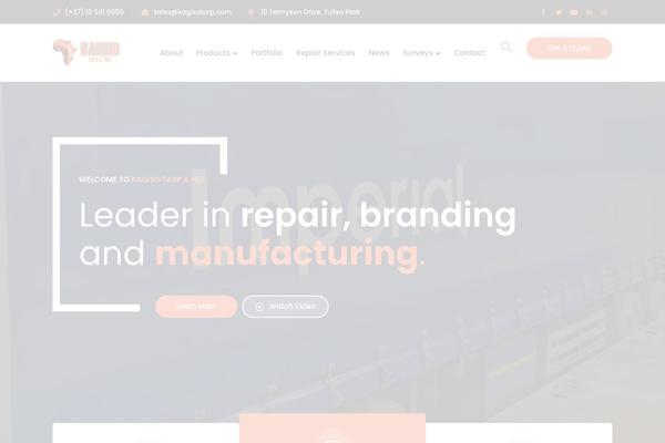 Bauer theme site design template sample