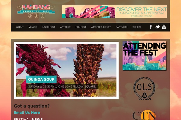 kahbang.com site used Soundwave