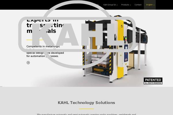 kahl.com.ar site used Kahn