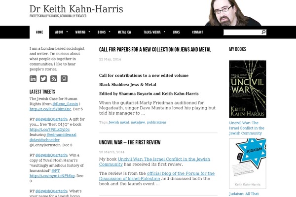 kahn-harris.org site used Keith-kahn