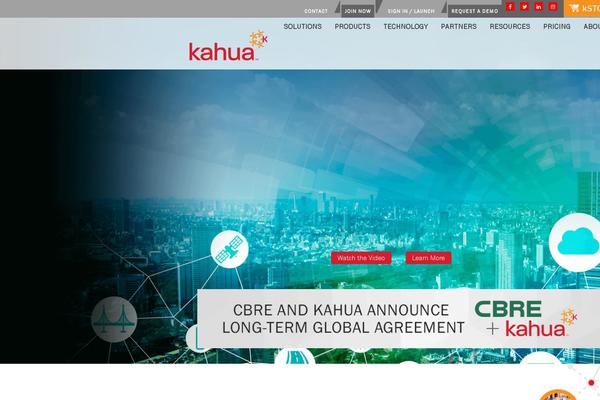 kahua.com site used Genesis-child