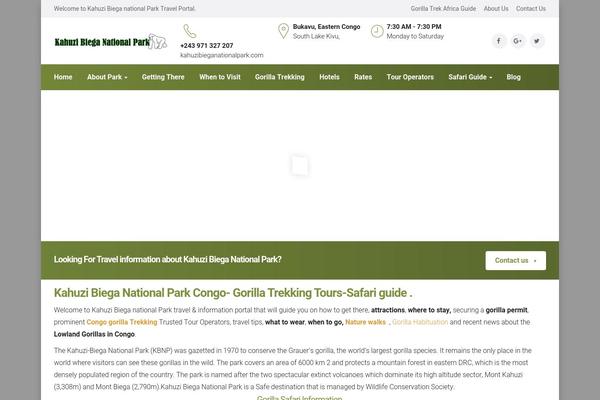National theme site design template sample