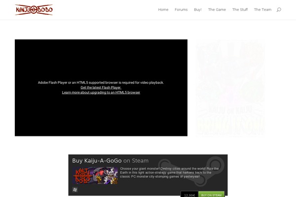 kaiju-a-gogo.com site used Divi