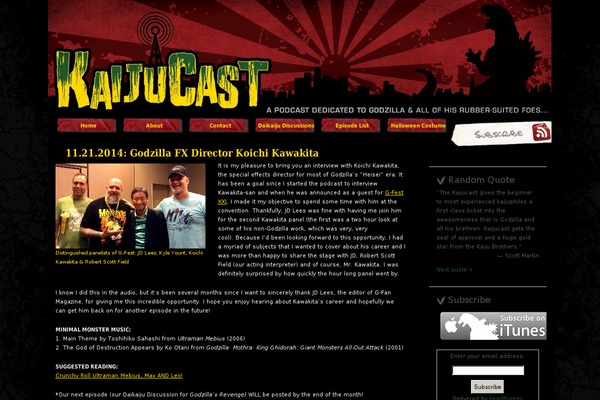 kaijucast.com site used Blog_template_test1