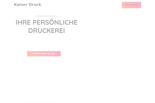 kaiser-druck.de site used Druk