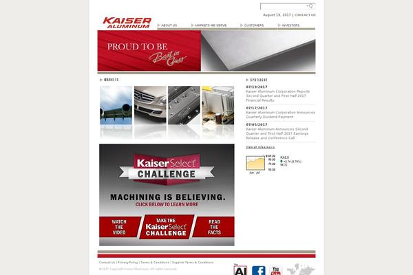 kaiseraluminum.com site used Ultimate-wp