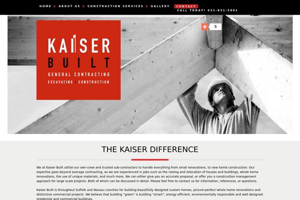 kaiserbuilt.com site used Kaiserwp
