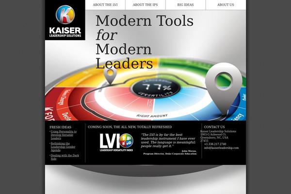 kaiserleadership.com site used Kls