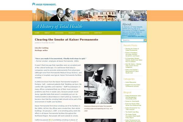 kaiserpermanentehistory.org site used Kp