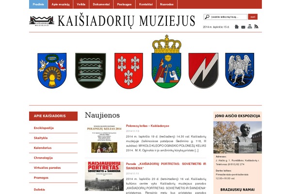 kaisiadoriumuziejus.lt site used Academica