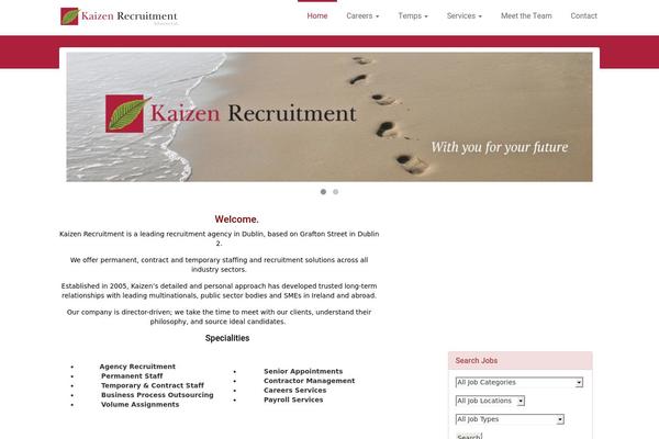 Kaizen theme site design template sample