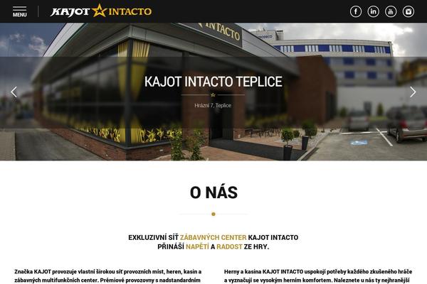 kajotintacto.cz site used Kajot-template