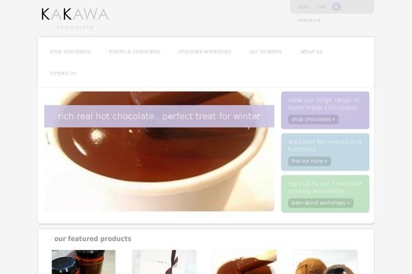 kakawachocolates.com.au site used Avada