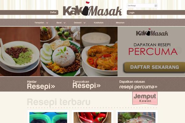 kakimasak.com site used Kakimasak