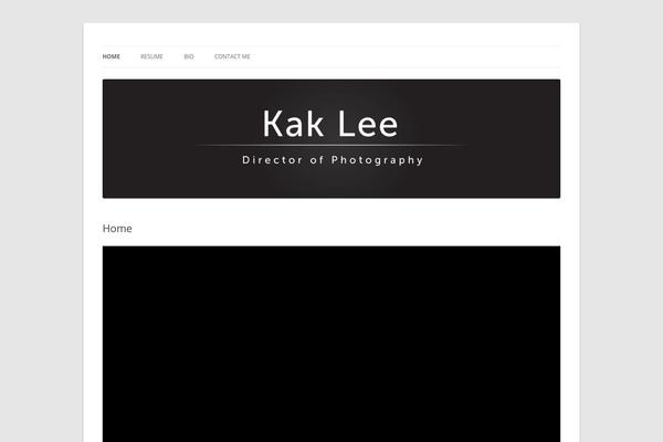 Twenty Twelve theme site design template sample