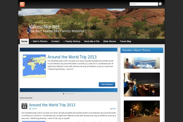 WordPress website example screenshot