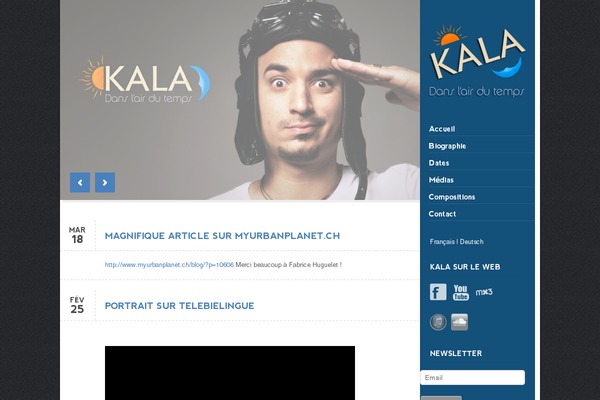kala-music.ch site used Kala