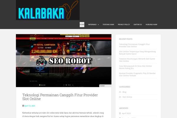 WordPress website example screenshot