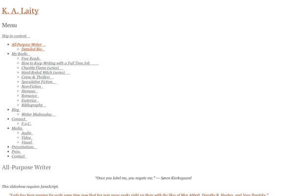 WordPress website example screenshot