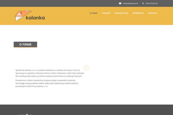 kalanka.sk site used Apartvilla