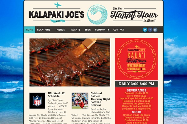 WordPress website example screenshot