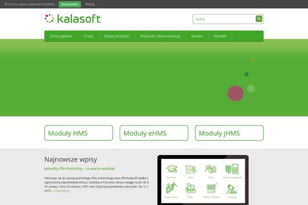 kalasoft.pl site used Kalasoft