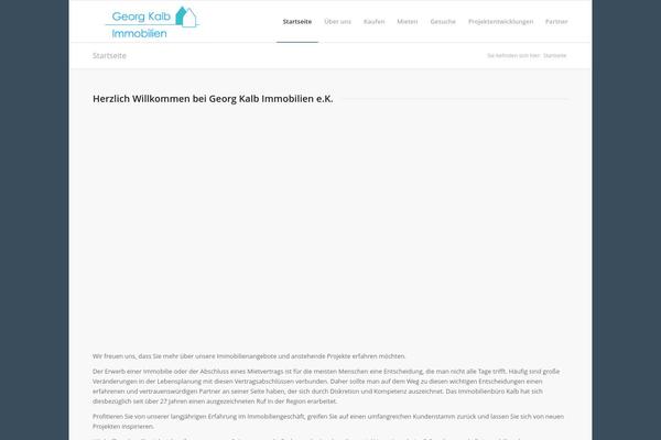 WordPress website example screenshot