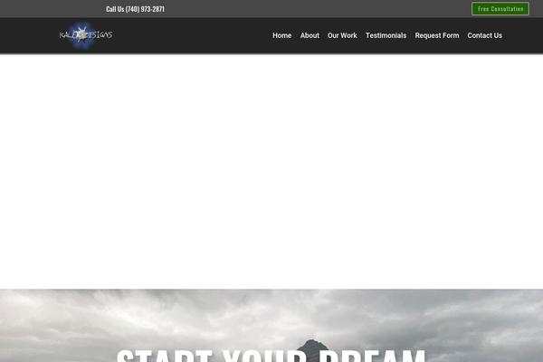 Divi theme site design template sample