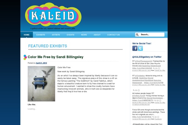kaleidgallery.com site used Kaleid